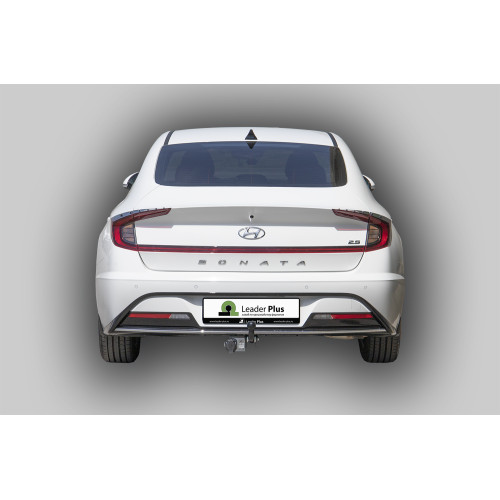 H234-A Лидер-плюс ТСУ для Hyundai Sonata VIII 2019-. Требуется подрезка бампера. Тип шара: A. Нагрузки: 1200/75 кг, масса фаркопа 13,6 кг (без электрики в комплекте)