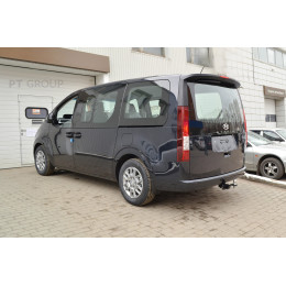 HST-21-991122.00 PT GROUP Фаркоп на Hyundai Staria 2021- без подрезки бампера. Тип шара: E (легкосъемный шар под квадрат). Нагрузки: 2500/100 кг, масса фаркопа 16,4 кг (бе