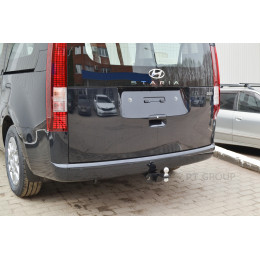 HST-21-991122.00 PT GROUP Фаркоп на Hyundai Staria 2021- без подрезки бампера. Тип шара: E (легкосъемный шар под квадрат). Нагрузки: 2500/100 кг, масса фаркопа 16,4 кг (бе