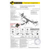 HVR-22-991122.00 PT GROUP Фаркоп на Haval Dargo 2022- без подрезки бампера. Тип шара: E (легкосъемный шар под квадрат). Нагрузки: 2000/100 кг, масса фаркопа 18 кг (без электрики в комплекте)