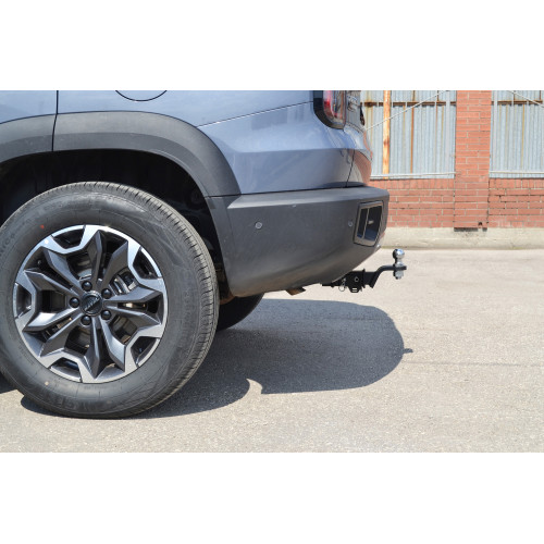 HVR-22-991122.00 PT GROUP Фаркоп на Haval Dargo 2022- без подрезки бампера. Тип шара: E (легкосъемный шар под квадрат). Нагрузки: 2000/100 кг, масса фаркопа 18 кг (без электрики в комплекте)