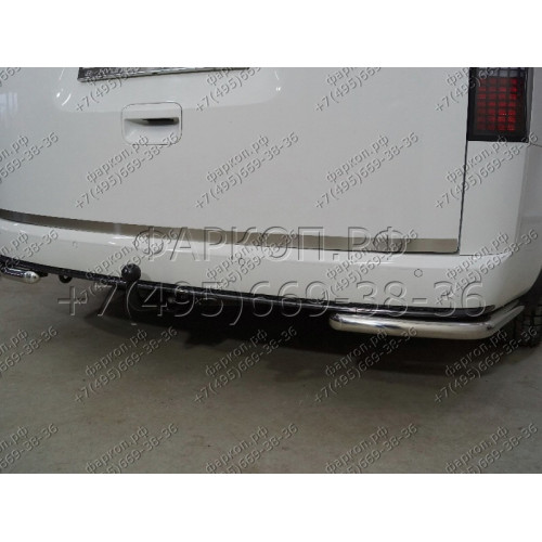 TCU00301 ТСС Фаркоп оцинкованный на Hyundai Staria 2021- (корейская сборка) без подрезки бампера. Тип шара: A. Нагрузки: 1200/75 кг