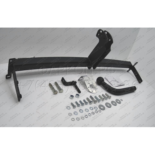 HY 02 AVTOS Фаркоп на Hyundai Elantra седан/хетчбек 2000-2006 без подрезки бампера. Тип шара: A. Нагрузки: 1000/75 кг, масса фаркопа 18,5 кг (без электрики в комплекте)