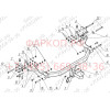 HY 26 AVTOS Фаркоп на Hyundai H1 2008-2018, 2018-2023. Необходима подрезка бампера. Тип шара: A. Нагрузки: 2000/90 кг, масса фаркопа 16,5 кг (без электрики в комплекте)