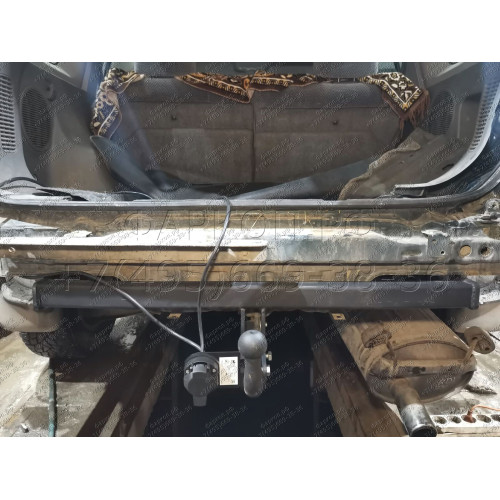 H.H01.A HALTY Фаркоп на Honda CR-V 1996-2001. Требуется подрезка бампера. Тип шара: A. Нагрузки: 1500/75 кг, масса фаркопа 15,3 кг