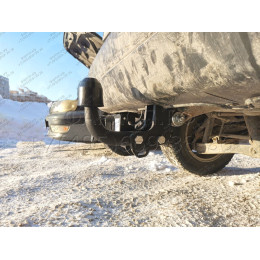 H.H01.A HALTY Фаркоп на Honda CR-V 1996-2001. Требуется подрезка бампера. Тип шара: A. Нагрузки: 1500/75 кг, масса фаркопа 15,3 кг