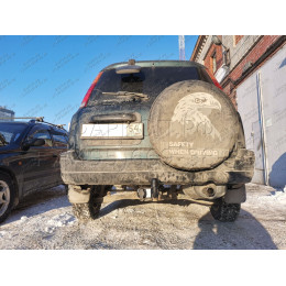 H.H01.A HALTY Фаркоп на Honda CR-V 1996-2001. Требуется подрезка бампера. Тип шара: A. Нагрузки: 1500/75 кг, масса фаркопа 15,3 кг