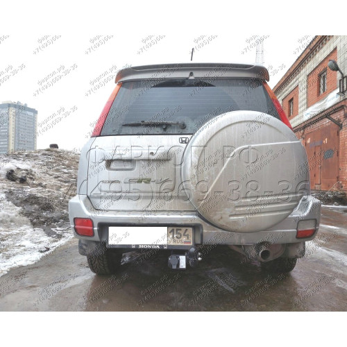 H.H01.A HALTY Фаркоп на Honda CR-V 1996-2001. Требуется подрезка бампера. Тип шара: A. Нагрузки: 1500/75 кг, масса фаркопа 15,3 кг