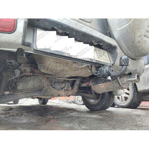 H.H01.A HALTY Фаркоп на Honda CR-V 1996-2001. Требуется подрезка бампера. Тип шара: A. Нагрузки: 1500/75 кг, масса фаркопа 15,3 кг