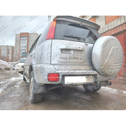 H.H01.A HALTY Фаркоп на Honda CR-V 1996-2001. Требуется подрезка бампера. Тип шара: A. Нагрузки: 1500/75 кг, масса фаркопа 15,3 кг