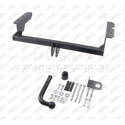 H.H08.A HALTY Фаркоп на Honda Stepwagon 2WD/4WD 1996-2001 без подрезки бампера. Тип шара: A. Нагрузки: 750/75 кг, масса фаркопа 14,6 кг