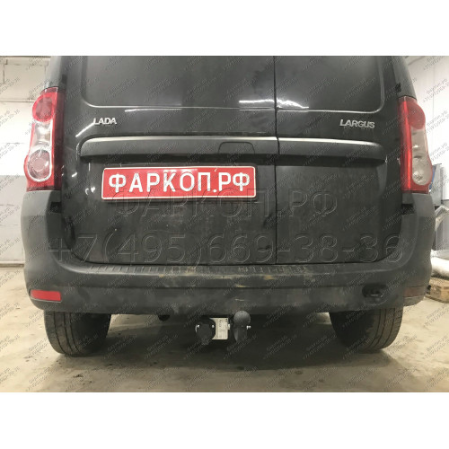 RN 03 AVTOS Фаркоп на Lada Largus 2012-, Dacia Logan универсал 2007-2014 без подрезки бампера. Тип шара: A. Нагрузки: 1300/75 кг, масса фаркопа 20 кг (без электрики в комплекте)