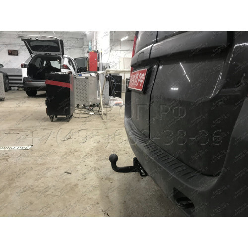 RN 03 AVTOS Фаркоп на Lada Largus 2012-, Dacia Logan универсал 2007-2014 без подрезки бампера. Тип шара: A. Нагрузки: 1300/75 кг, масса фаркопа 20 кг (без электрики в комплекте)