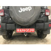 J008A GALIA Полностью оцинкованный фаркоп на Jeep Wrangler JK 2007-2018, JL 2018-. Подрозетник убирается за бампер. Тип шара: A. Установка без снятия и выреза бампера. Нагрузки: 3500/170 кг, масса фаркопа 8,52 кг