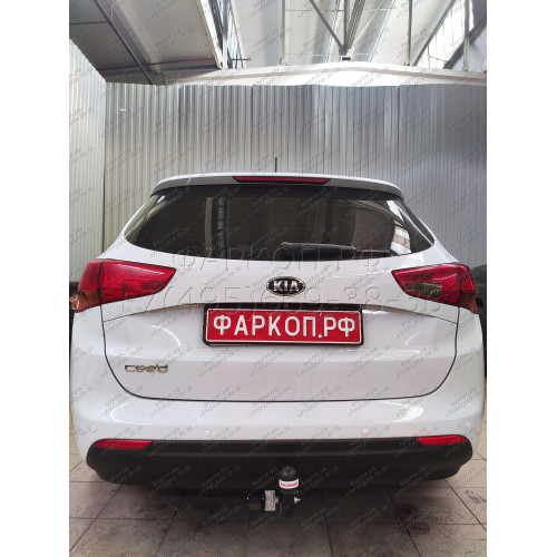 6756-A ORIS Фаркоп на Kia Ceed универсал 2012-2018, Hyundai i30 универсал 2012-2019. Необходима подрезка бампера. Тип шара: A. Нагрузки: 1500/75 кг, масса фаркопа 16,8 кг (без электрики в комплекте)