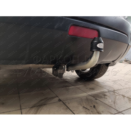 N054A GALIA Полностью оцинкованный фаркоп на Nissan Qashqai 2007-2014 (невидимый вырез бампера), Nissan Qashqai 2, в т.ч. Qashqai +2 2014-2021 (без подрезки бампера). Тип шара: A. Нагрузки: 1800/100 кг, масса фаркопа 17,22 кг