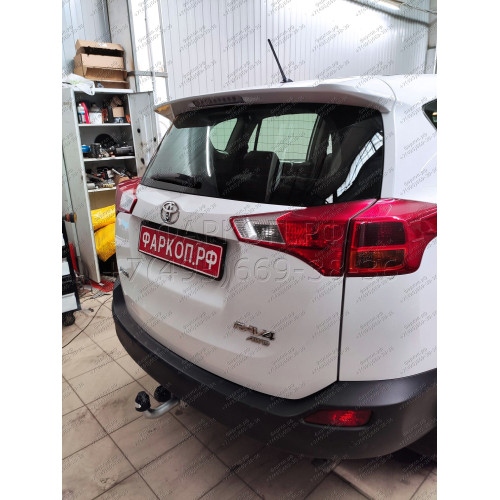 T061A GALIA Полностью оцинкованный фаркоп на Toyota RAV4 2013-2019. Тип шара: A. Минимальная подрезка бампера. Нагрузки: 2000/90 кг, масса фаркопа 23,12 кг