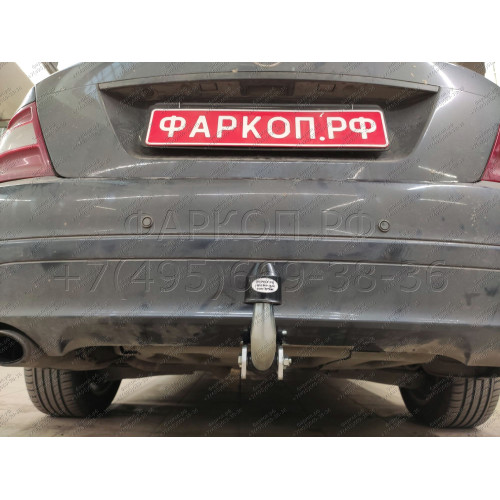 M125A GALIA Полностью оцинкованный фаркоп на Mercedes C-Class w204 седан 2007-2014 / s204 универсал 2007-2014, не подходит для AMG, не подходит на широкий бампер. Подрозетник убирается за бампер. Тип шара: A. Без выреза бампера. Нагрузки: 1900/100 кг, мас