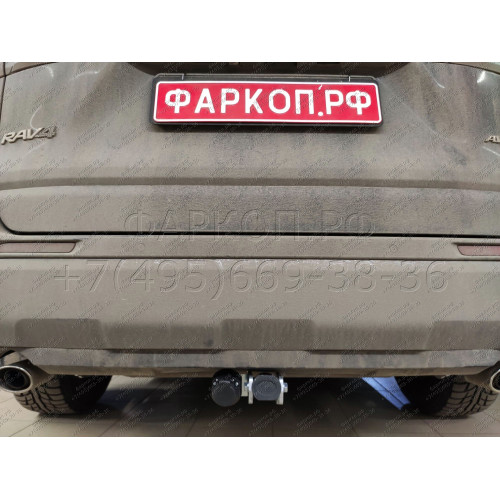 T072C GALIA Полностью оцинкованный фаркоп на Toyota RAV4 V XA50 2019-2025, Suzuki Across 2020-2025. Тип шара: C (горизонтальный съемный). Установка без снятия и выреза бампера. Нагрузки: 2100/100 кг, масса фаркопа 19,52 кг