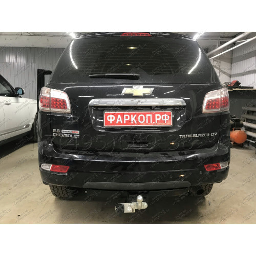 C216-F Лидер-плюс ТСУ для Chevrolet TrailBlazer 2012-2014 без снятия и выреза бампера. Тип шара: F. Нагрузки: 2000/100 кг, масса фаркопа 25,64 кг (без электрики в комплекте)