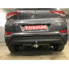 H095A GALIA Полностью оцинкованный фаркоп на Hyundai Tucson дорестайл 2015-2018 (установка без снятия и выреза бампера), Kia Sportage 4 дорестайл 2015-2018 (требуется невидимая подрезка бампера). Тип шара: A. Нагрузки: 2200/100 кг, масса фаркопа 15,22 кг