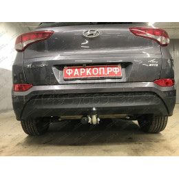 H095A GALIA Полностью оцинкованный фаркоп на Hyundai Tucson дорестайл 2015-2018 (установка без снятия и выреза бампера), Kia Sportage 4 дорестайл 2015-2018 (требуется 