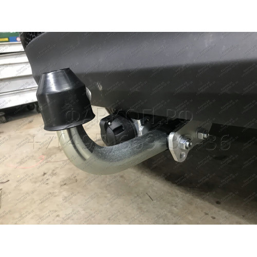 H095A GALIA Полностью оцинкованный фаркоп на Hyundai Tucson дорестайл 2015-2018 (установка без снятия и выреза бампера), Kia Sportage 4 дорестайл 2015-2018 (требуется невидимая подрезка бампера). Тип шара: A. Нагрузки: 2200/100 кг, масса фаркопа 15,22 кг
