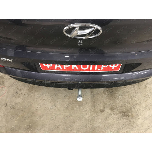 H095A GALIA Полностью оцинкованный фаркоп на Hyundai Tucson дорестайл 2015-2018 (установка без снятия и выреза бампера), Kia Sportage 4 дорестайл 2015-2018 (требуется невидимая подрезка бампера). Тип шара: A. Нагрузки: 2200/100 кг, масса фаркопа 15,22 кг