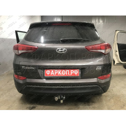 H095A GALIA Полностью оцинкованный фаркоп на Hyundai Tucson дорестайл 2015-2018 (установка без снятия и выреза бампера), Kia Sportage 4 дорестайл 2015-2018 (требуется 
