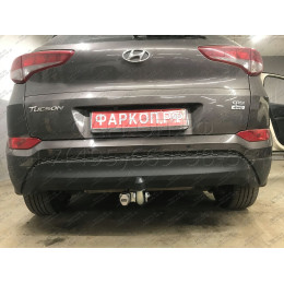 H095A GALIA Полностью оцинкованный фаркоп на Hyundai Tucson дорестайл 2015-2018 (установка без снятия и выреза бампера), Kia Sportage 4 дорестайл 2015-2018 (требуется 