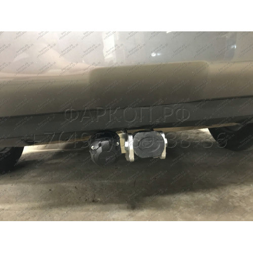 T072C GALIA Полностью оцинкованный фаркоп на Toyota RAV4 V XA50 2019-2025, Suzuki Across 2020-2025. Тип шара: C (горизонтальный съемный). Установка без снятия и выреза бампера. Нагрузки: 2100/100 кг, масса фаркопа 19,52 кг