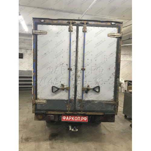 H202-F Лидер-плюс ТСУ для Hyundai Porter 2005-2012 без снятия и выреза бампера. Тип шара: F. Нагрузки: 2000/100 кг, масса фаркопа 20,1 кг (без электрики в комплекте)