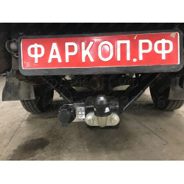 H202-F Лидер-плюс ТСУ для Hyundai Porter 2005-2012 без снятия и выреза бампера. Тип шара: F. Нагрузки: 2000/100 кг, масса фаркопа 20,1 кг (без электрики в комплекте