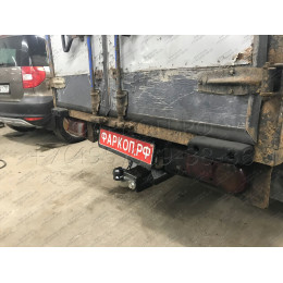 H202-F Лидер-плюс ТСУ для Hyundai Porter 2005-2012 без снятия и выреза бампера. Тип шара: F. Нагрузки: 2000/100 кг, масса фаркопа 20,1 кг (без электрики в комплекте