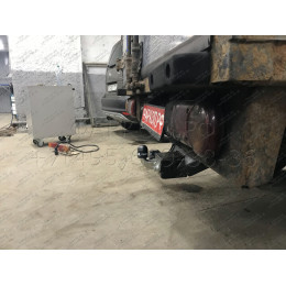 H202-F Лидер-плюс ТСУ для Hyundai Porter 2005-2012 без снятия и выреза бампера. Тип шара: F. Нагрузки: 2000/100 кг, масса фаркопа 20,1 кг (без электрики в комплекте