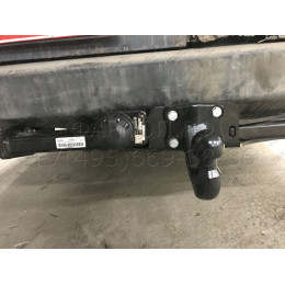 313376600001 WESTFALIA Фаркоп на Mercedes Sprinter 2006-, Volkswagen Crafter 2006-2017 без ступеньки. Без выреза в бампере. Площадка под шар фланцевого типа, без шара в компле