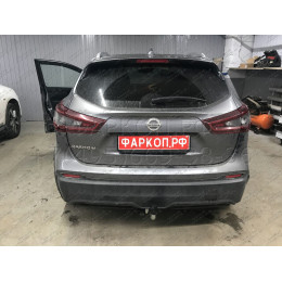 N054A GALIA Полностью оцинкованный фаркоп на Nissan Qashqai 2007-2014 (невидимый вырез бампера), Nissan Qashqai 2, в т.ч. Qashqai +2 2014-2021 (без подрезки бампера). Тип шара: 