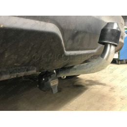 N054A GALIA Полностью оцинкованный фаркоп на Nissan Qashqai 2007-2014 (невидимый вырез бампера), Nissan Qashqai 2, в т.ч. Qashqai +2 2014-2021 (без подрезки бампера). Тип шара: 