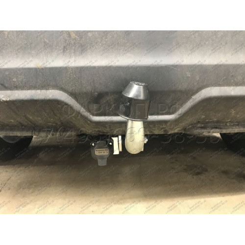 N054A GALIA Полностью оцинкованный фаркоп на Nissan Qashqai 2007-2014 (невидимый вырез бампера), Nissan Qashqai 2, в т.ч. Qashqai +2 2014-2021 (без подрезки бампера). Тип шара: A. Нагрузки: 1800/100 кг, масса фаркопа 17,22 кг