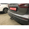 N054A GALIA Полностью оцинкованный фаркоп на Nissan Qashqai 2007-2014 (невидимый вырез бампера), Nissan Qashqai 2, в т.ч. Qashqai +2 2014-2021 (без подрезки бампера). Тип шара: A. Нагрузки: 1800/100 кг, масса фаркопа 17,22 кг