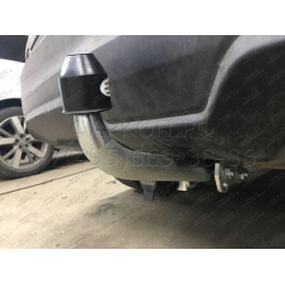 N054A GALIA Полностью оцинкованный фаркоп на Nissan Qashqai 2007-2014 (невидимый вырез бампера), Nissan Qashqai 2, в т.ч. Qashqai +2 2014-2021 (без подрезки бампера). Тип шара: 