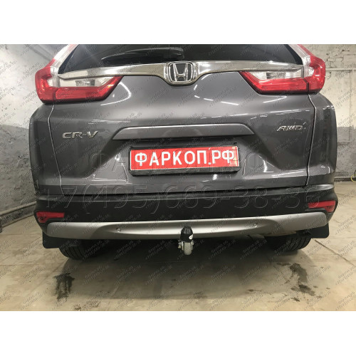 H105A GALIA Полностью оцинкованный фаркоп на Honda CR-V V 2017-2022. Тип шара: A. Невидимый вырез бампера. Нагрузки: 2000/100 кг, масса фаркопа 14,82 кг