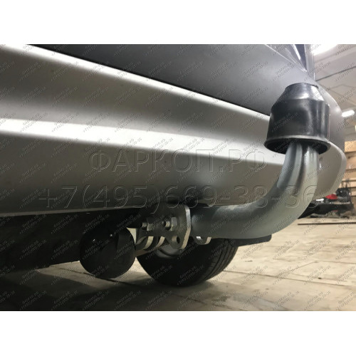 H105A GALIA Полностью оцинкованный фаркоп на Honda CR-V V 2017-2022. Тип шара: A. Невидимый вырез бампера. Нагрузки: 2000/100 кг, масса фаркопа 14,82 кг