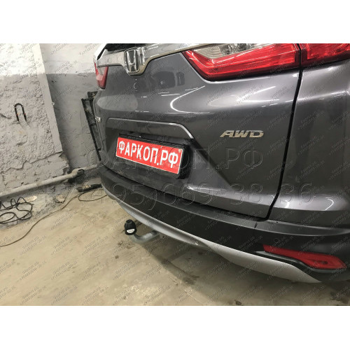 H105A GALIA Полностью оцинкованный фаркоп на Honda CR-V V 2017-2022. Тип шара: A. Невидимый вырез бампера. Нагрузки: 2000/100 кг, масса фаркопа 14,82 кг