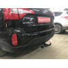 7231 Трейлер Фаркоп для Hyundai Santa Fe 2012-2018, в т.ч. Hyundai Santa Fe Premium 2016-2018, Kia Sorento 2012-2015. Требуется подрезка бампера. Тип шара: A. Нагрузки: 1000/50 кг, масса фаркопа 18,7 кг (без электрики в комплекте)