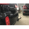7231 Трейлер Фаркоп для Hyundai Santa Fe 2012-2018, в т.ч. Hyundai Santa Fe Premium 2016-2018, Kia Sorento 2012-2015. Требуется подрезка бампера. Тип шара: A. Нагрузки: 1000/50 кг, масса фаркопа 18,7 кг (без электрики в комплекте)