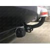7231 Трейлер Фаркоп для Hyundai Santa Fe 2012-2018, в т.ч. Hyundai Santa Fe Premium 2016-2018, Kia Sorento 2012-2015. Требуется подрезка бампера. Тип шара: A. Нагрузки: 1000/50 кг, масса фаркопа 18,7 кг (без электрики в комплекте)