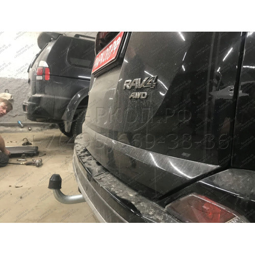 T061A GALIA Полностью оцинкованный фаркоп на Toyota RAV4 2013-2019. Тип шара: A. Минимальная подрезка бампера. Нагрузки: 2000/90 кг, масса фаркопа 23,12 кг