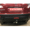 N054A GALIA Полностью оцинкованный фаркоп на Nissan Qashqai 2007-2014 (невидимый вырез бампера), Nissan Qashqai 2, в т.ч. Qashqai +2 2014-2021 (без подрезки бампера). Тип шара: A. Нагрузки: 1800/100 кг, масса фаркопа 17,22 кг