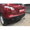 N054A GALIA Полностью оцинкованный фаркоп на Nissan Qashqai 2007-2014 (невидимый вырез бампера), Nissan Qashqai 2, в т.ч. Qashqai +2 2014-2021 (без подрезки бампера). Тип шара: A. Нагрузки: 1800/100 кг, масса фаркопа 17,22 кг
